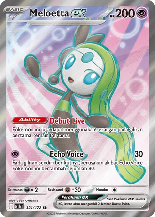 Meloetta ex (Black & White 324/172)
