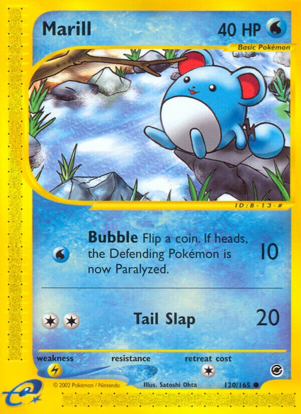 120/165 Marill EX Common