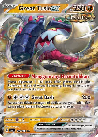 Great Tusk ex (Shiny Treasure ex 112/190)