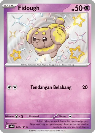 Fidough (Shiny Treasure ex 266/190)