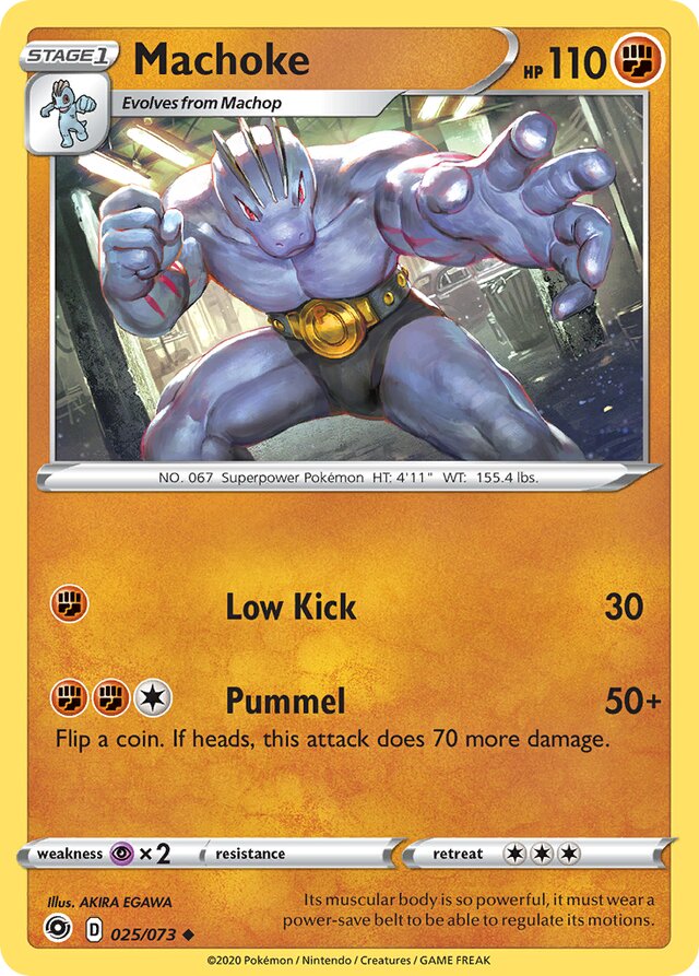 Machoke Champion's Path 025/073 Uncommon