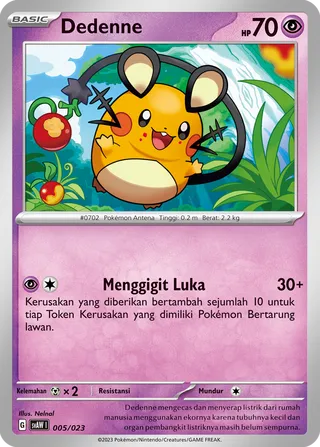 Dedenne (Quaxly & Mimikyu ex Starter Deck ex 005/023)