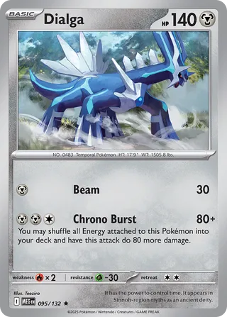 095/132 Dialga MEG Rare
