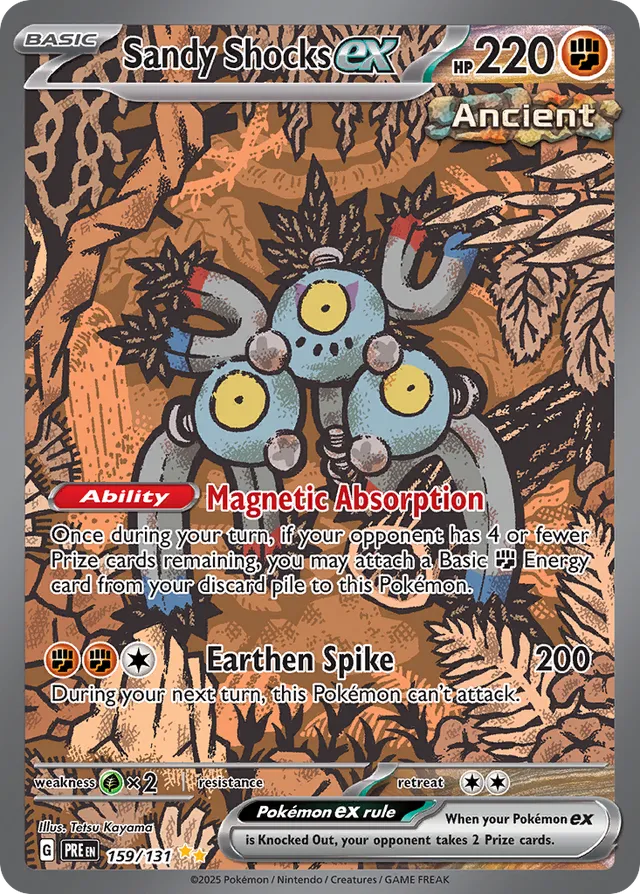 Sandy Shocksex Prismatic Evolutions 159/131 Special Illustration Rare