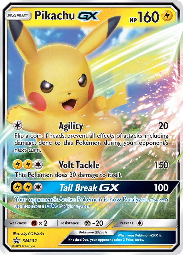 SM232 PikachuGX SMP PROMO