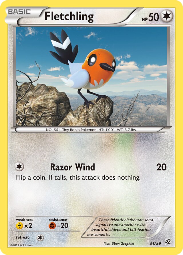 Fletchling Kalos Starter Set 31/39