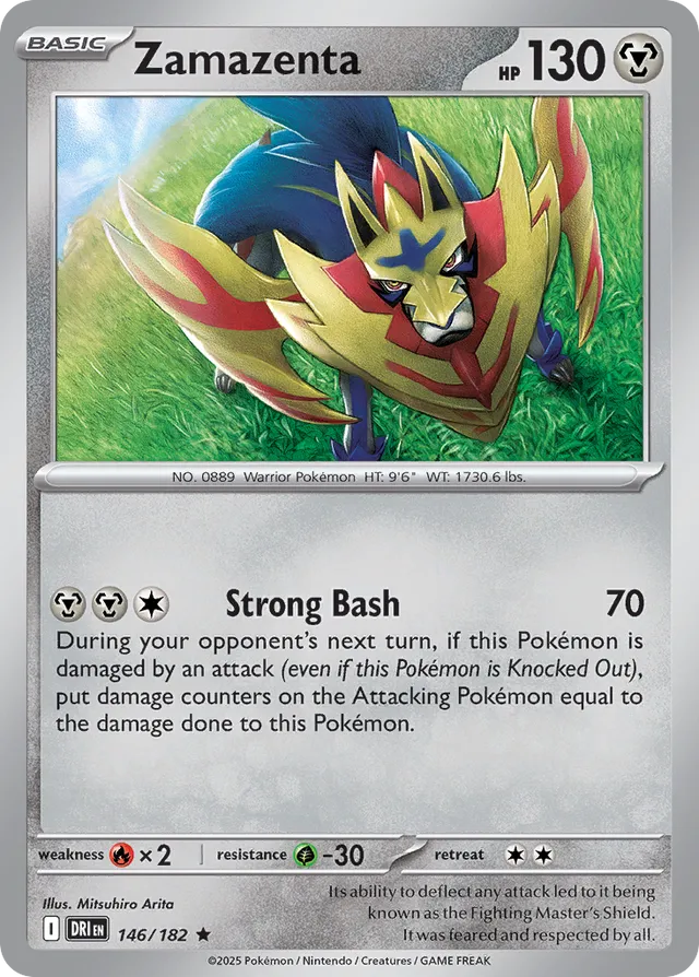 Zamazenta Destined Rivals 146/182 Rare