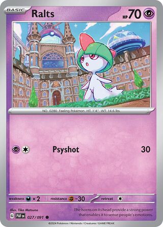 Ralts (Paldean Fates 027/091)
