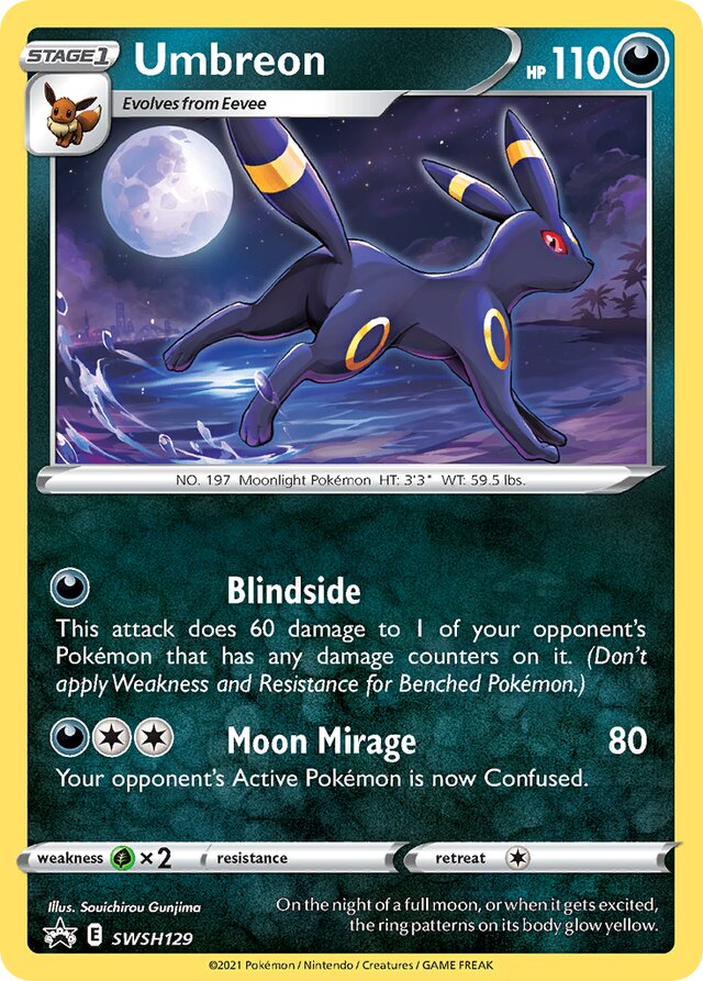SWSH129 Umbreon SSP PROMO