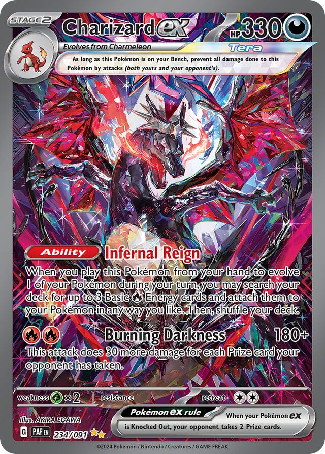 Charizardex Paldean Fates 234/091 Special Illustration Rare