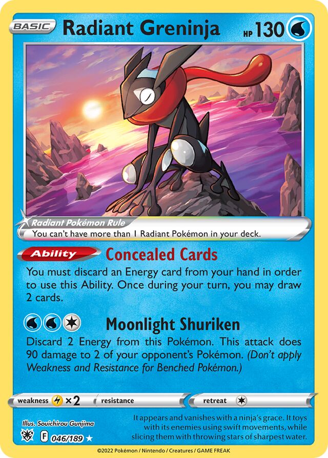 046/189 Radiant Greninja ASR Rare Radiant