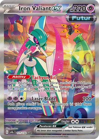 Iron Valiant ex (Paradox Encounters 177/132)