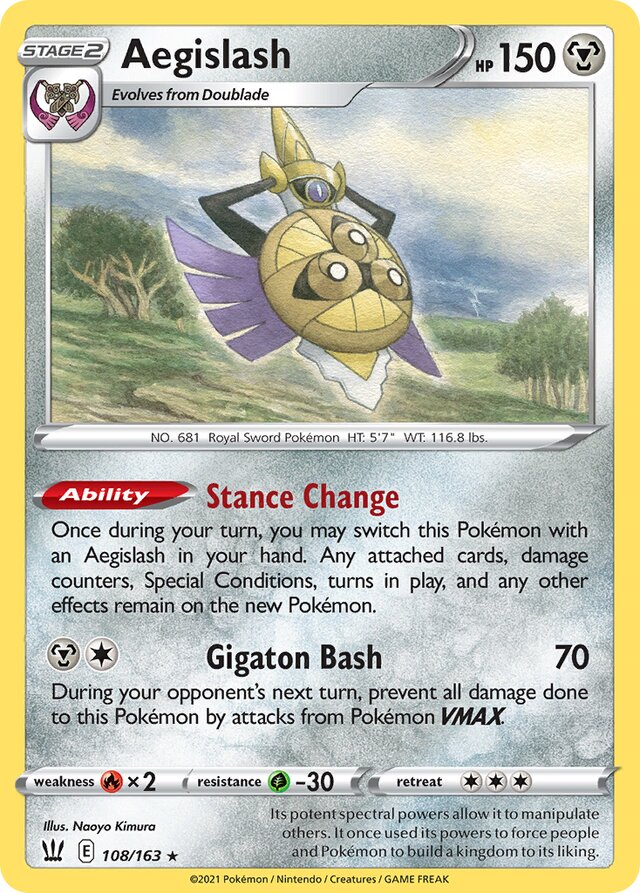 108/163 Aegislash BST Rare