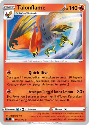 Talonflame (Lost Abyss 019/100)