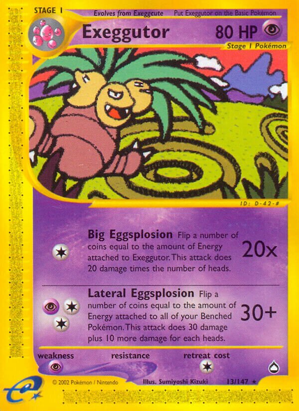 13/147 Exeggutor AQ Rare