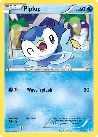 Piplup (XY Trainer Kit (Suicune) 16/30)
