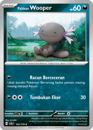 Paldean Wooper (Black Shine 102/170)