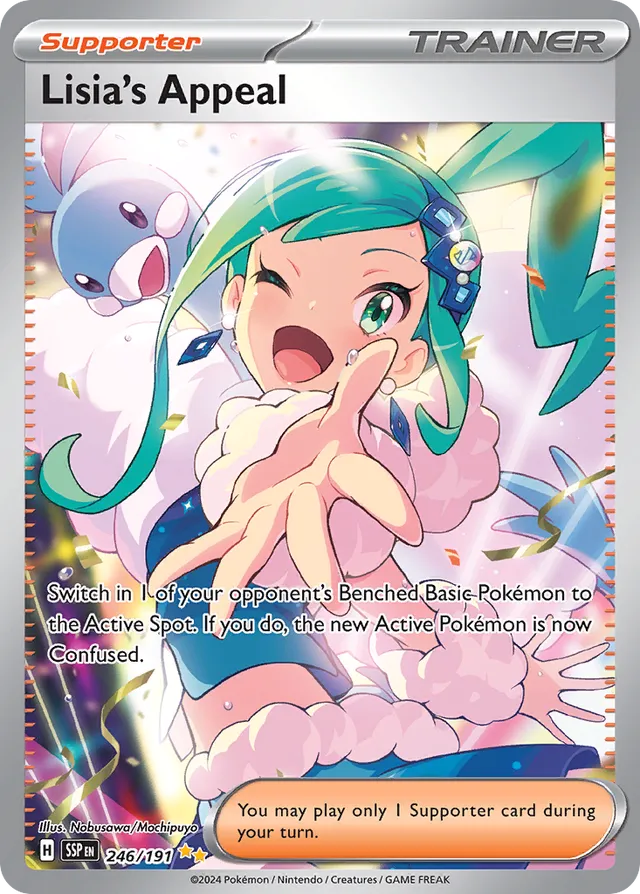 Lisia's Appeal Surging Sparks 246/191 Special Illustration Rare