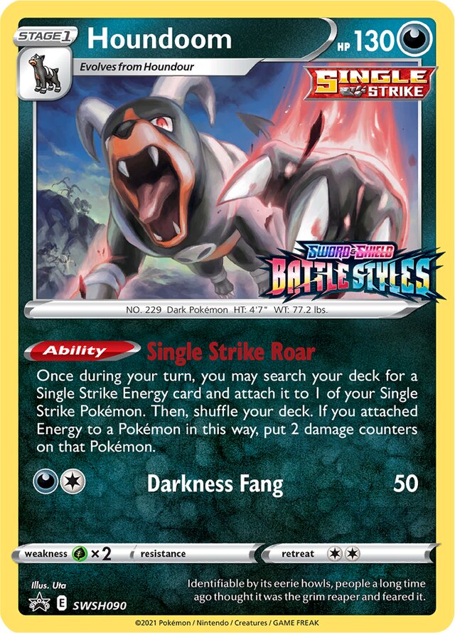 SWSH090 Houndoom SSP PROMO