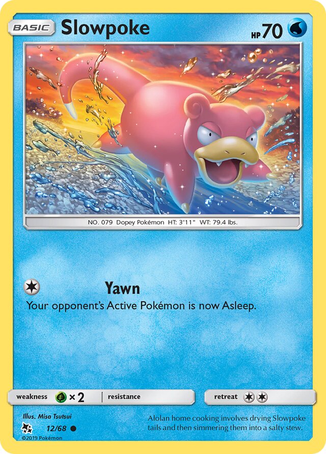Slowpoke Hidden Fates 12/68 Common