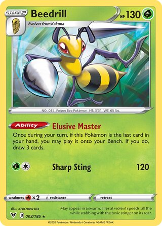 Beedrill (Vivid Voltage 003/185)