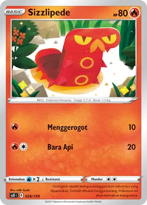Sizzlipede (Strength V Starter Deck 028/159)