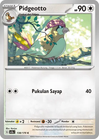 Pidgeotto (Black Shine 138/170)