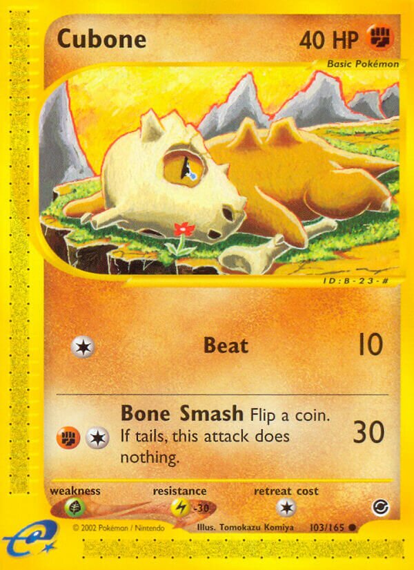 103/165 Cubone EX Common
