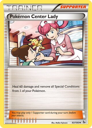 Pokémon Center Lady (Flashfire 93/106)