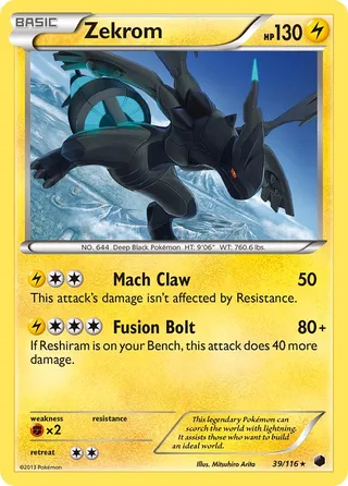 Zekrom (Plasma Freeze 39/116)