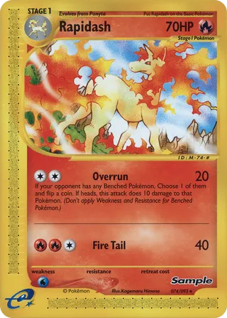 Rapidash (New York Pokémon Center Press Event 074/093)
