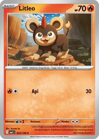 Litleo (Mega Evolution 023/126)