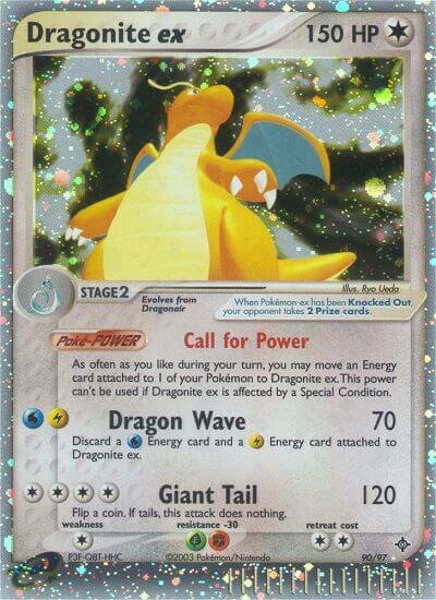 90/97 Dragonite ex DR Rare Holo ex