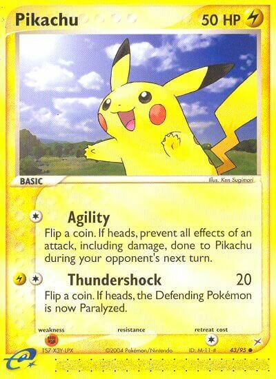 43/95 Pikachu MA Common