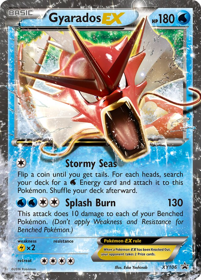 GyaradosEX XY Black Star Promos XY106 PROMO