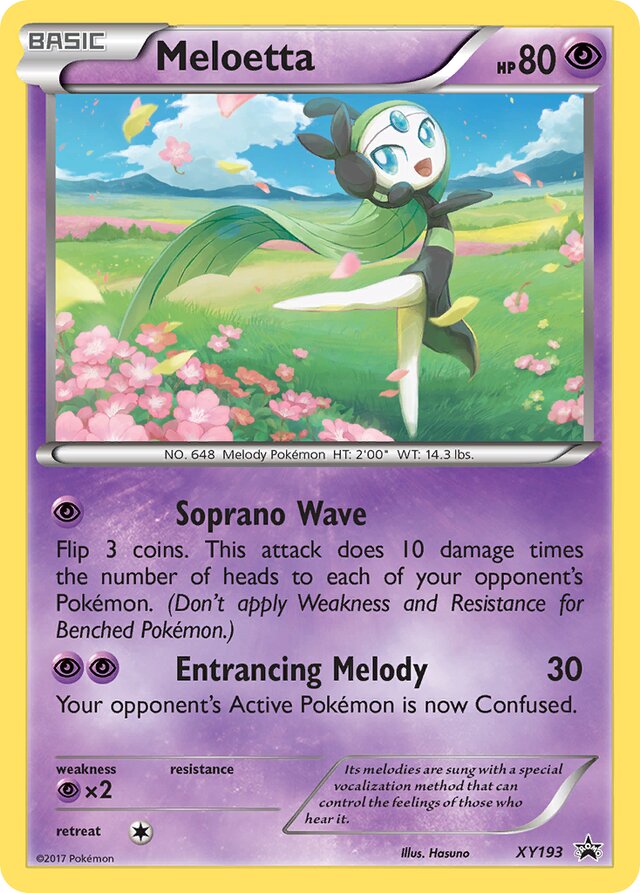 Meloetta XY Black Star Promos XY193 PROMO