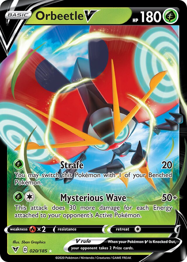 020/185 OrbeetleV VIV Ultra-Rare Rare