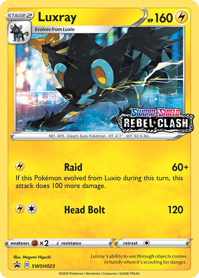 SWSH023 Luxray SSP PROMO