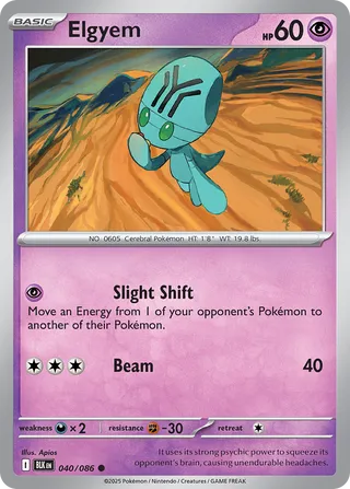 Elgyem (Black Bolt 040/086)