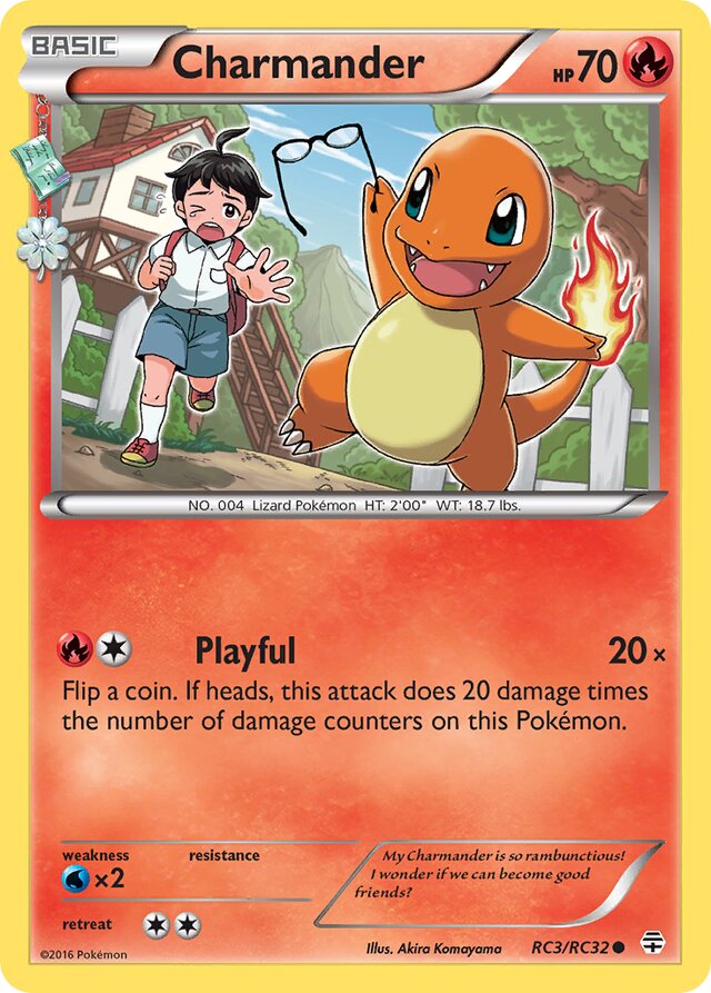 Charmander Generations Radiant Collection RC3/RC32 Common