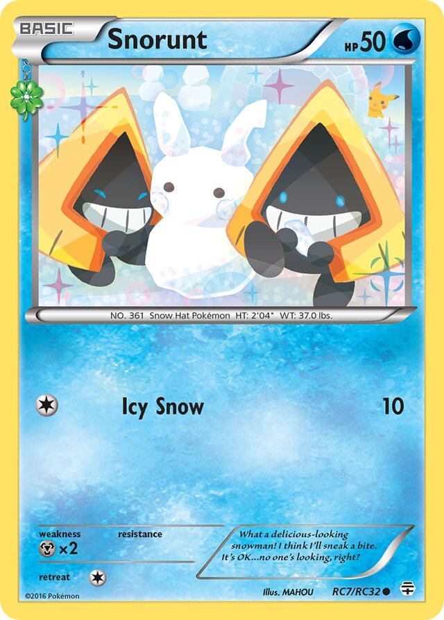 Snorunt Generations Radiant Collection RC7/RC32 Common