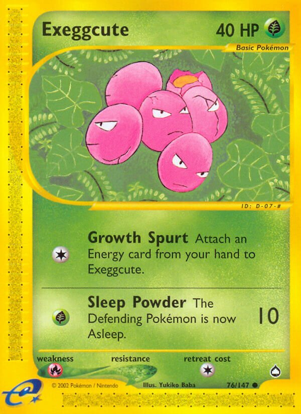 76/147 Exeggcute AQ Common