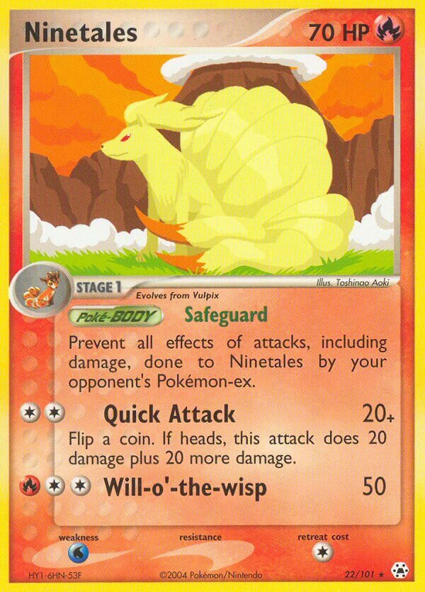 22/101 Ninetales HL Rare