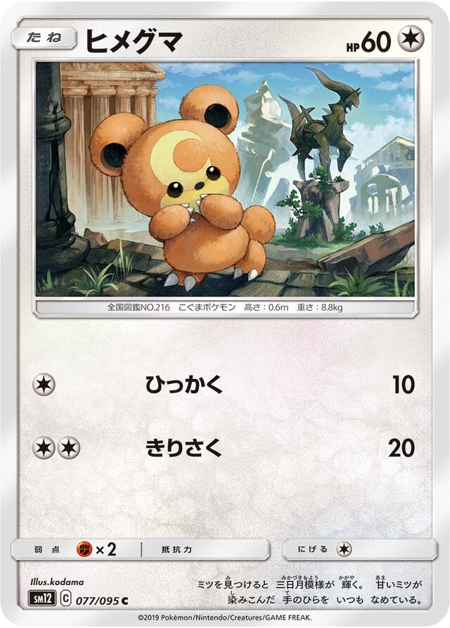 077/095 Teddiursaヒメグマ C