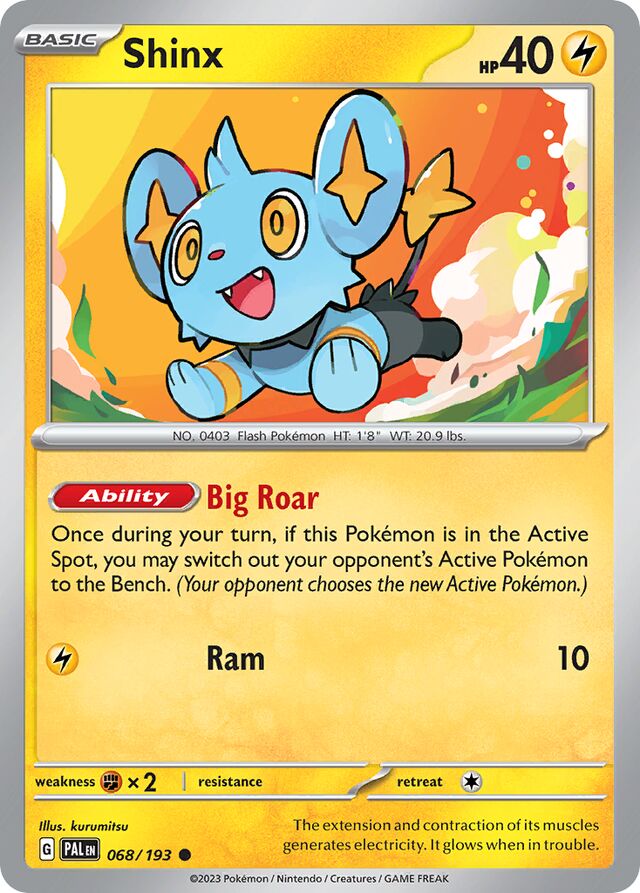Shinx Paldea Evolved 068/193 Common