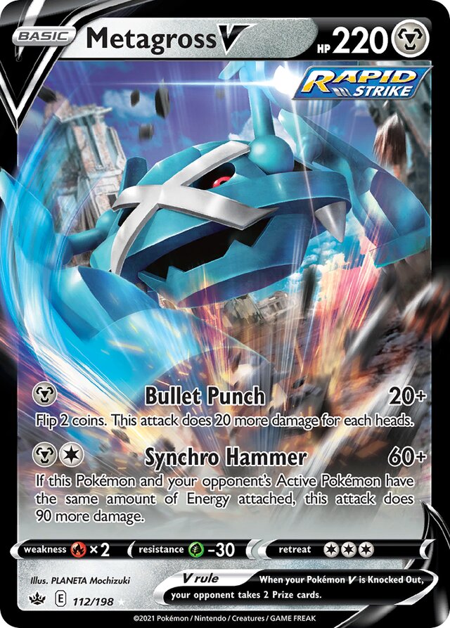 Metagross V (Chilling Reign 112/198) – TCG Collector