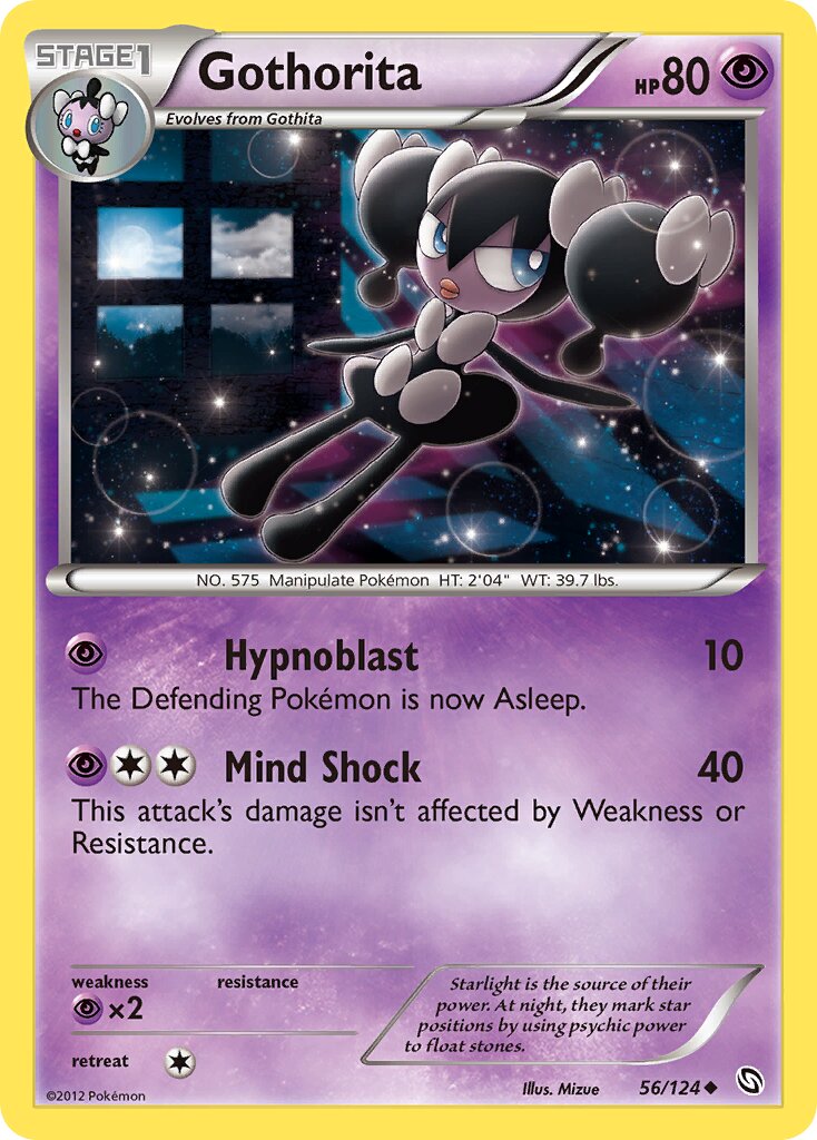 gothita pokemon card Gothita 073/189 x4 - DAA main image 1