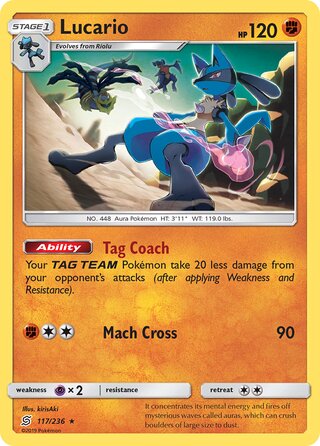 Lucario (Unified Minds 117/236)