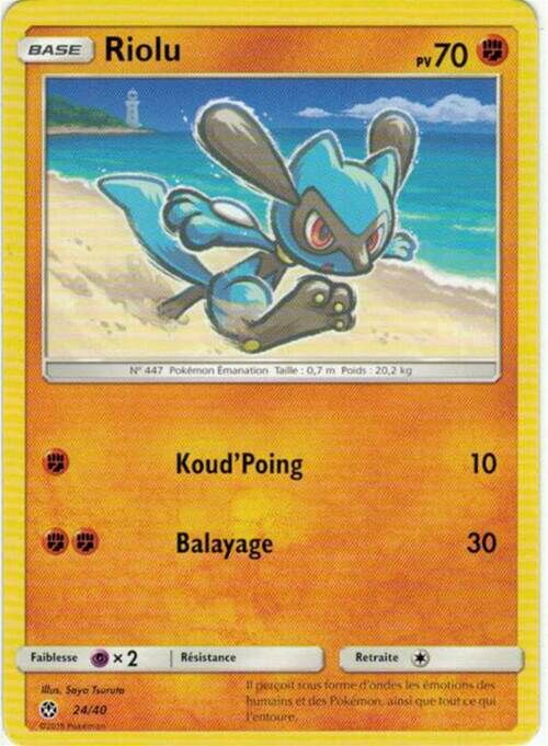 Riolu McDonald's Collection 2018 (French 24/40 —