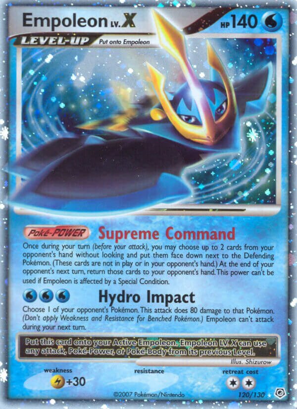 Empoleon LV.X Diamond & Pearl 120/130 Rare Holo LV.X